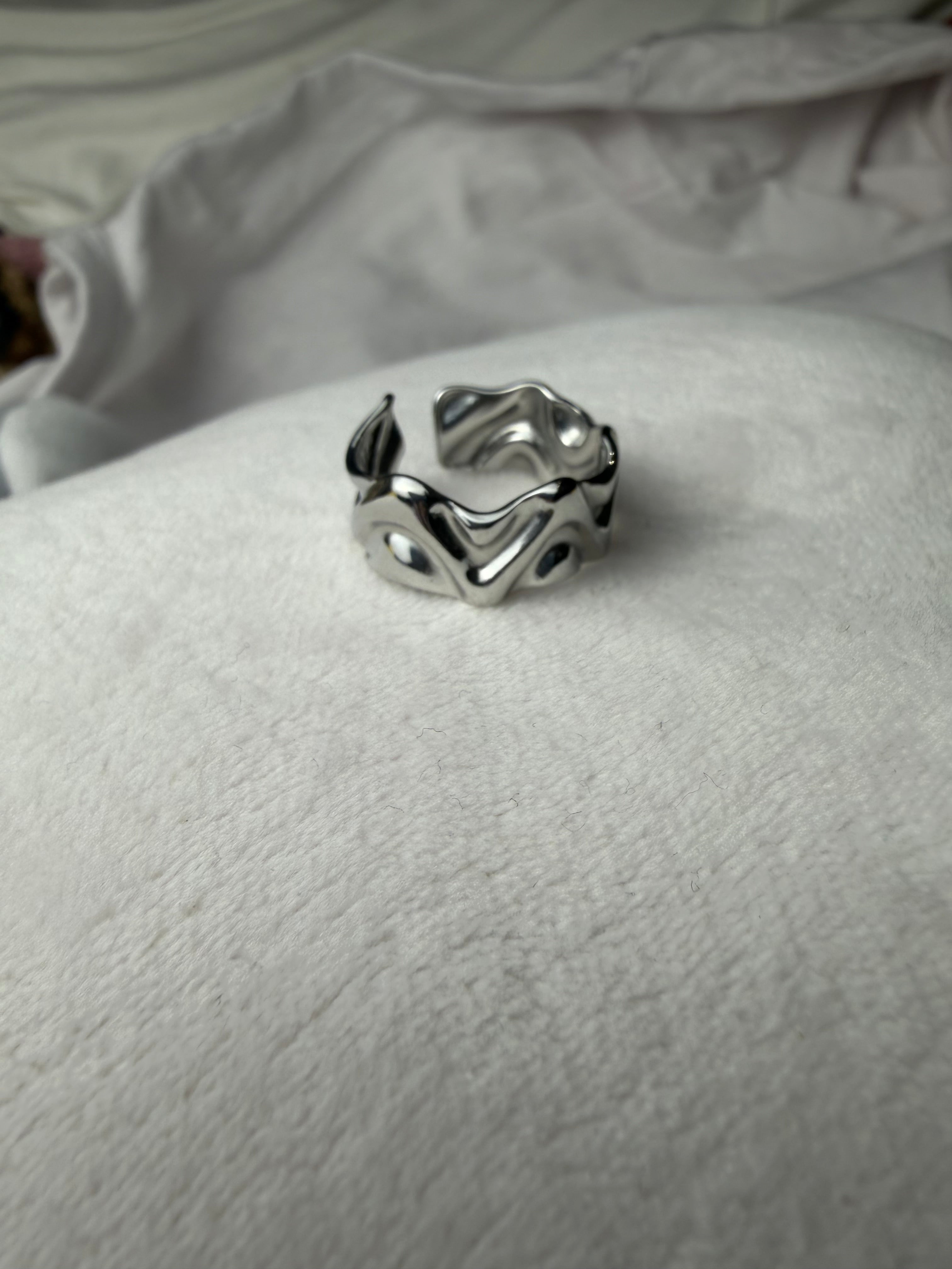 Anello Marble Silver