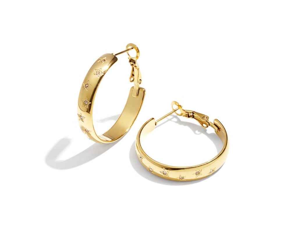 Orecchini cerchio sparkle