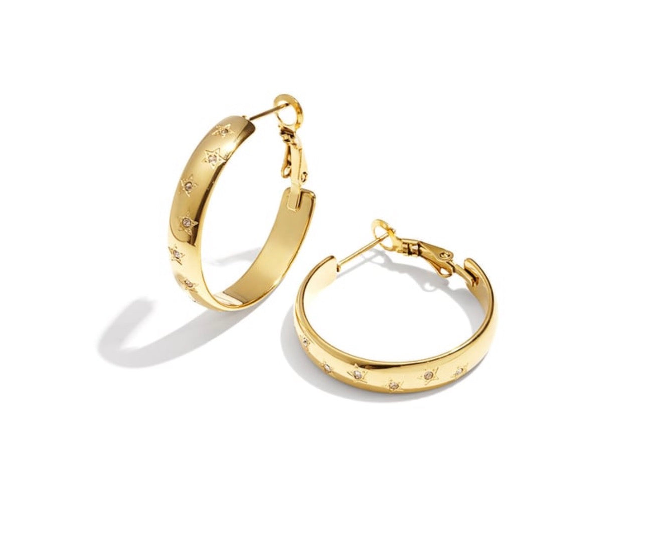 Orecchini cerchio sparkle