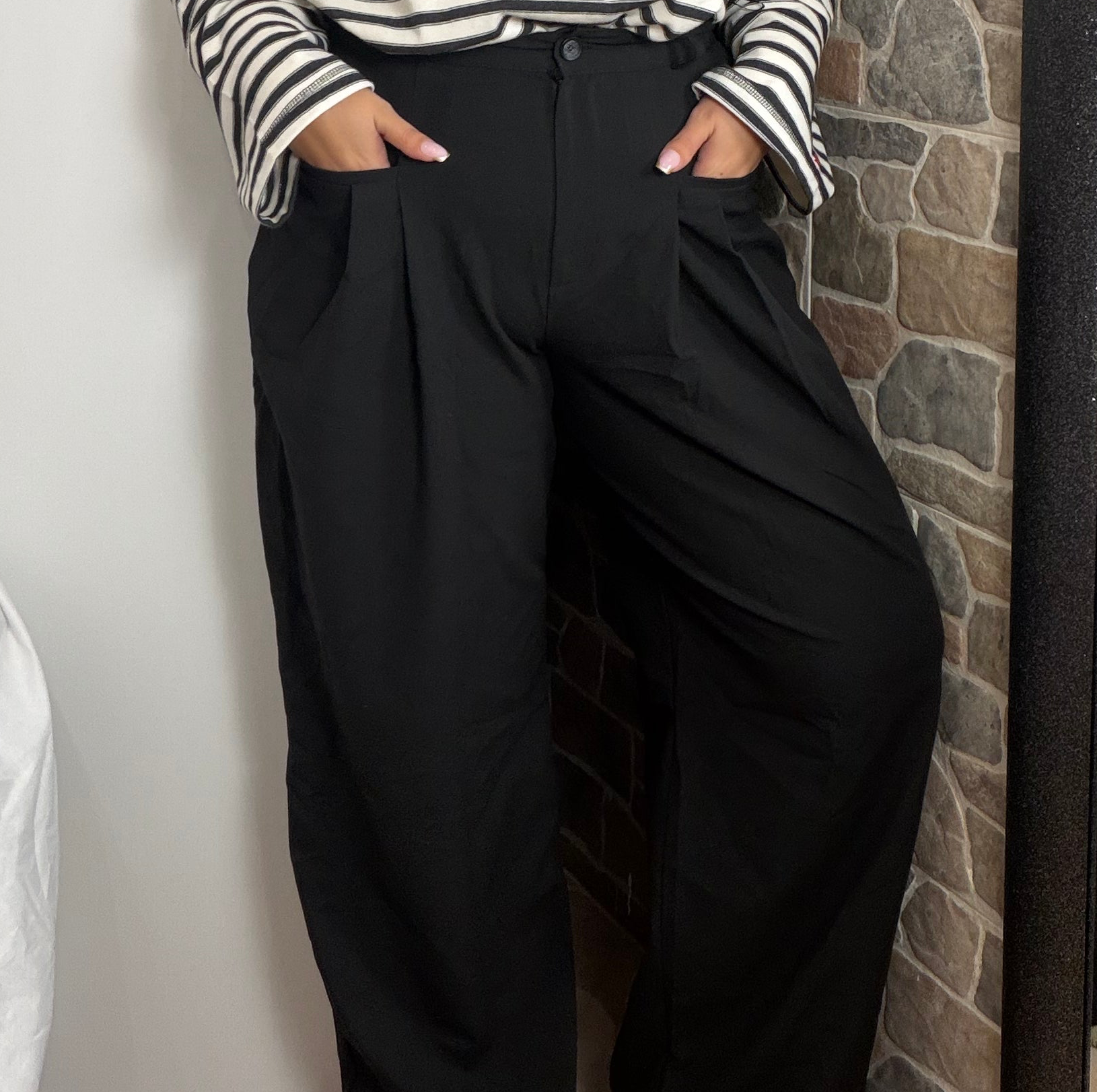 Pantalone Palazzo Black