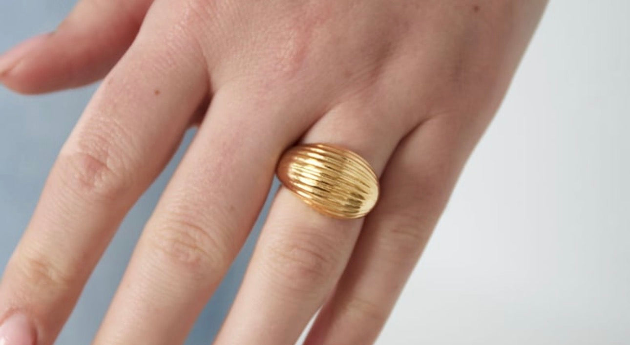 Anello conchiglia Gold