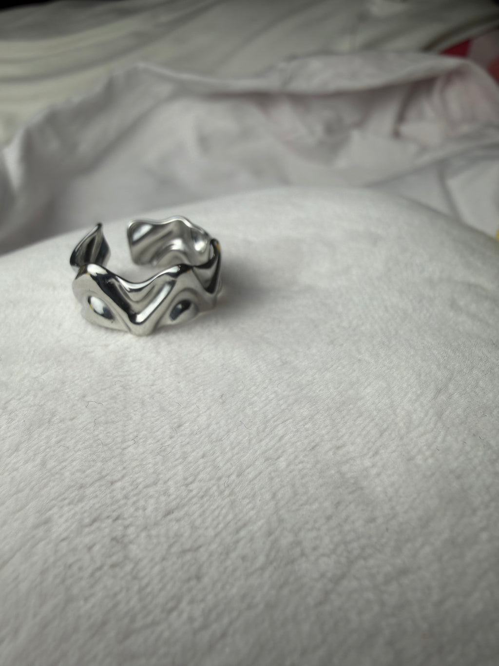 Anello Marble Silver