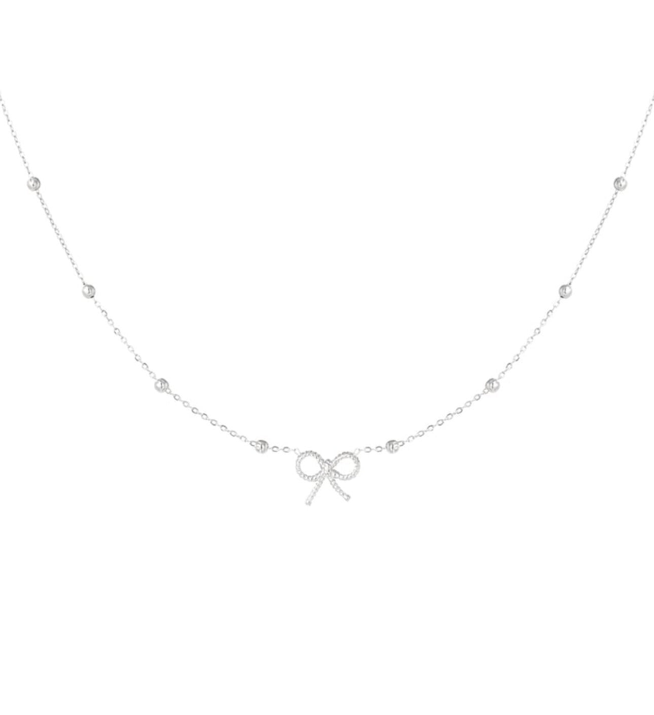 Collana Fiocco Silver