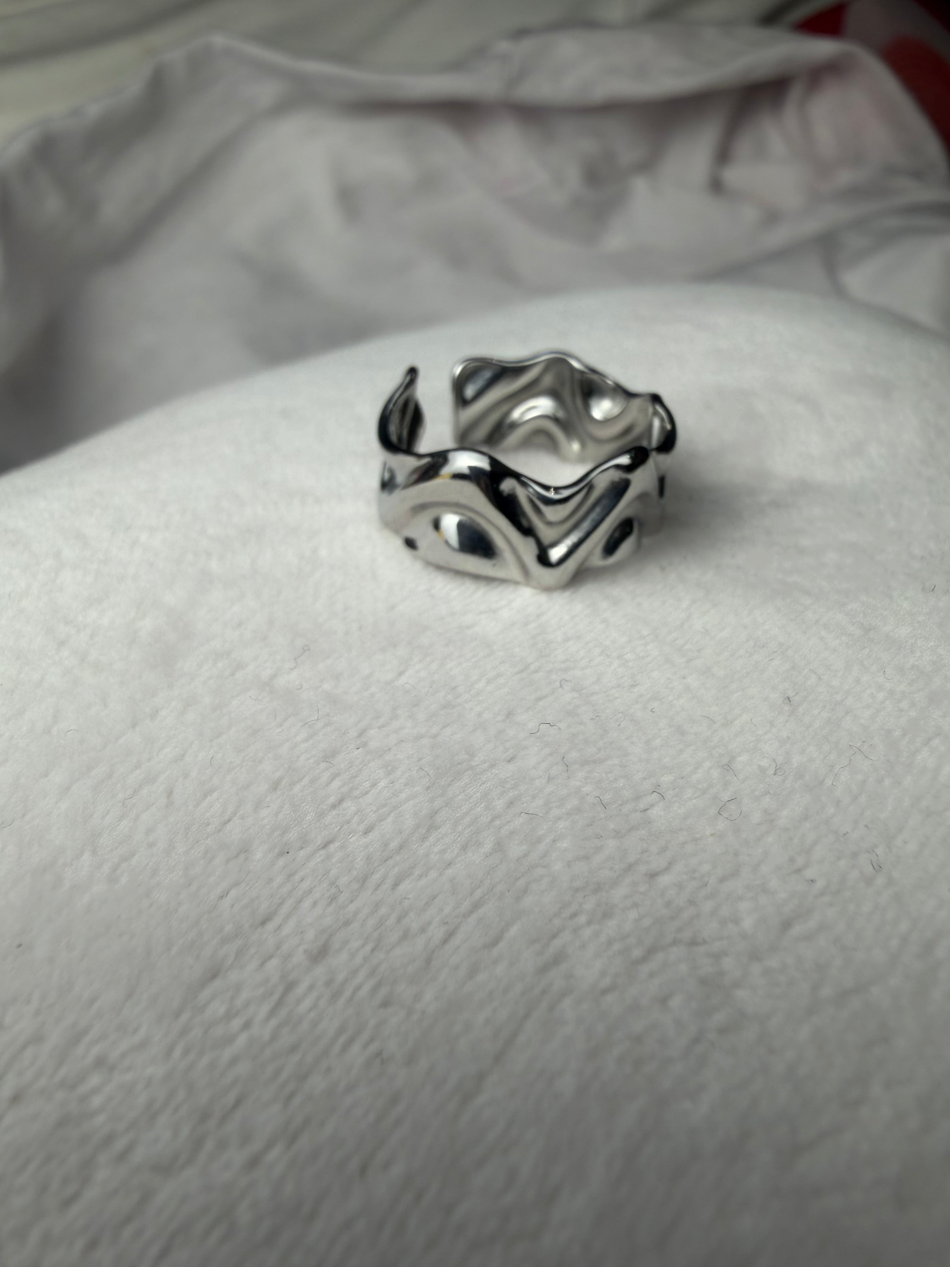 Anello Marble Silver