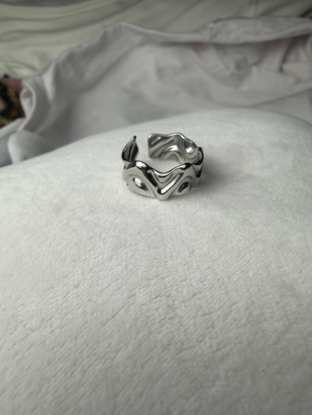Anello Marble Silver