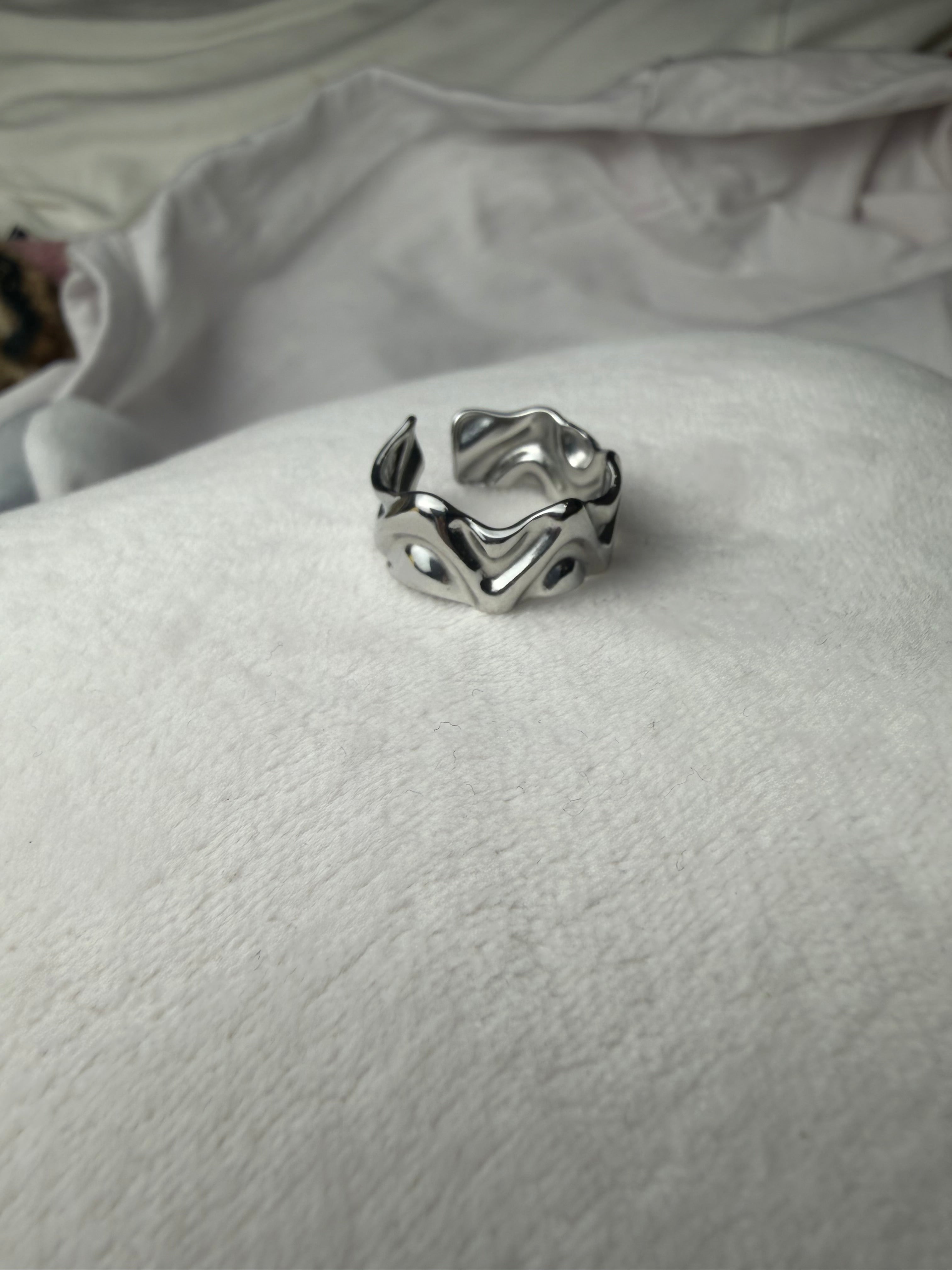Anello Marble Silver