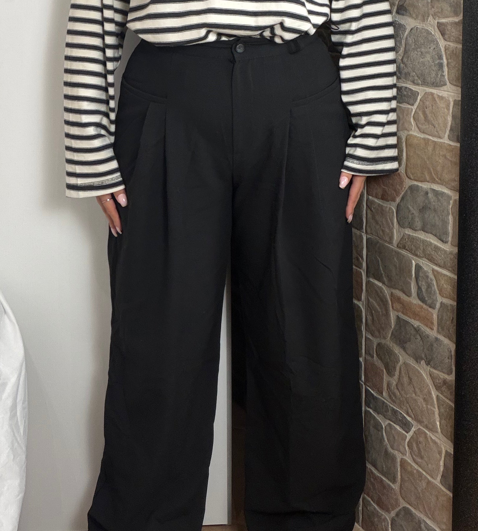 Pantalone Palazzo Black