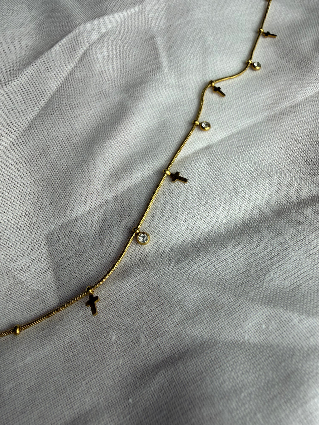 Collana mini croce