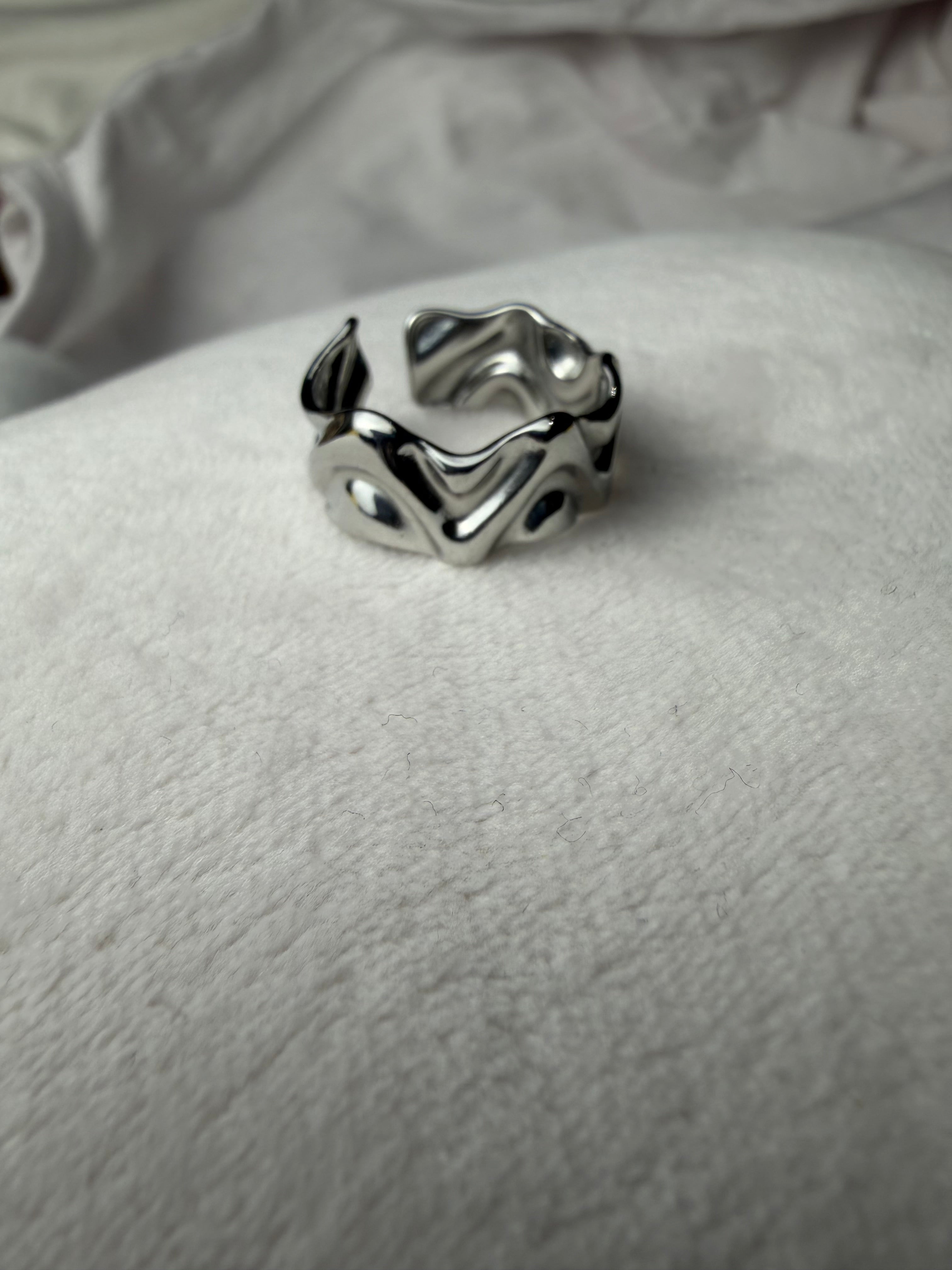 Anello Marble Silver