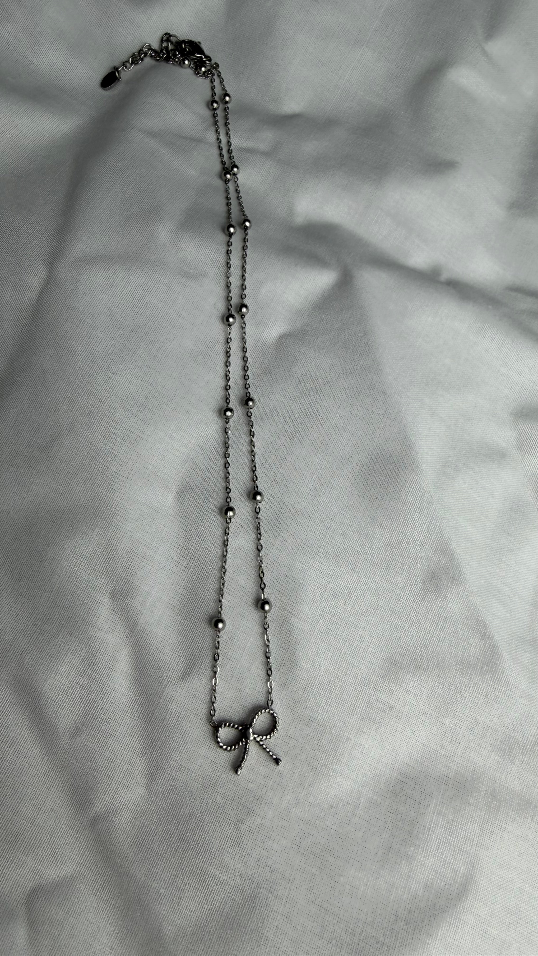 Collana Fiocco Silver