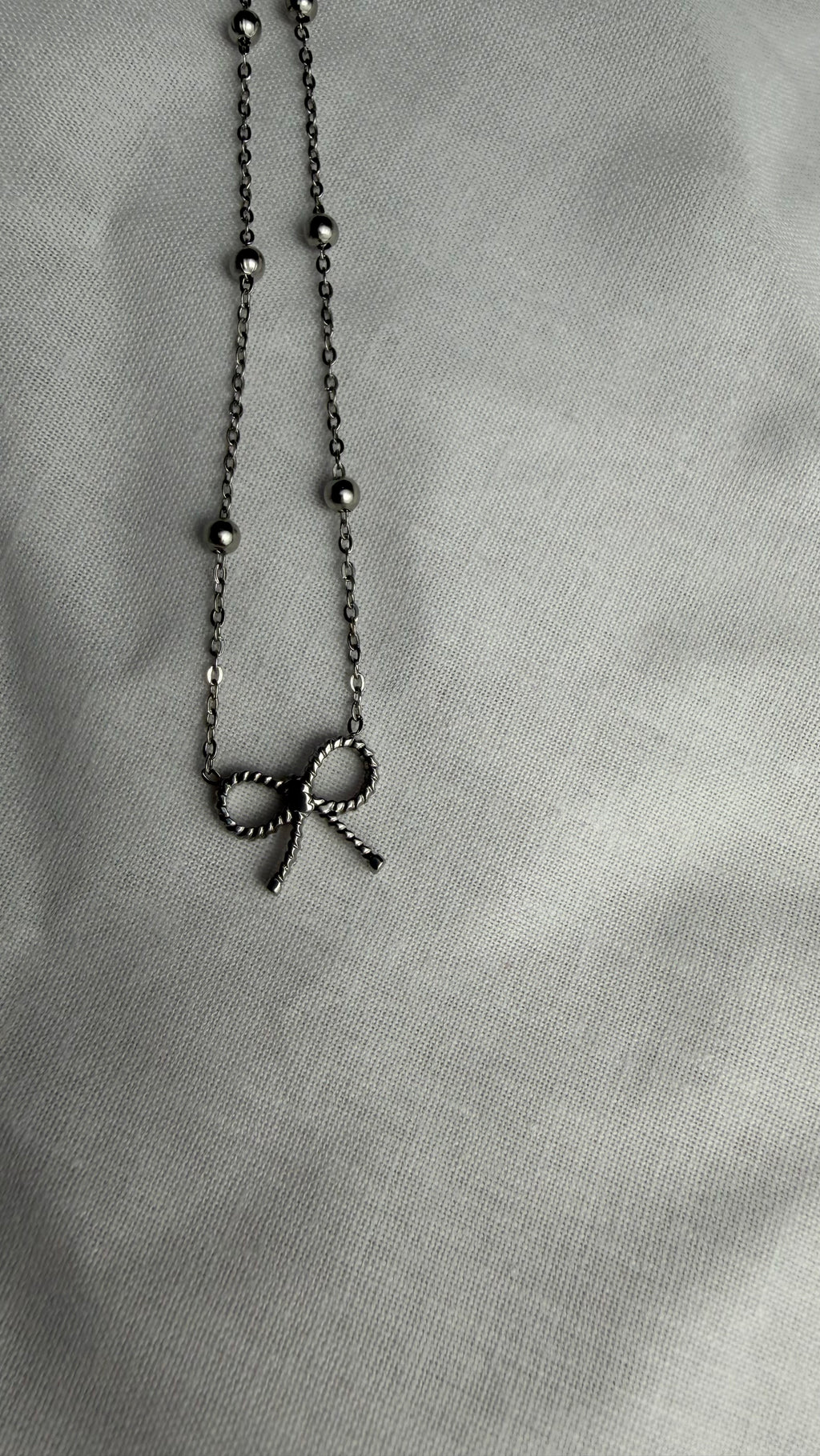 Collana Fiocco Silver