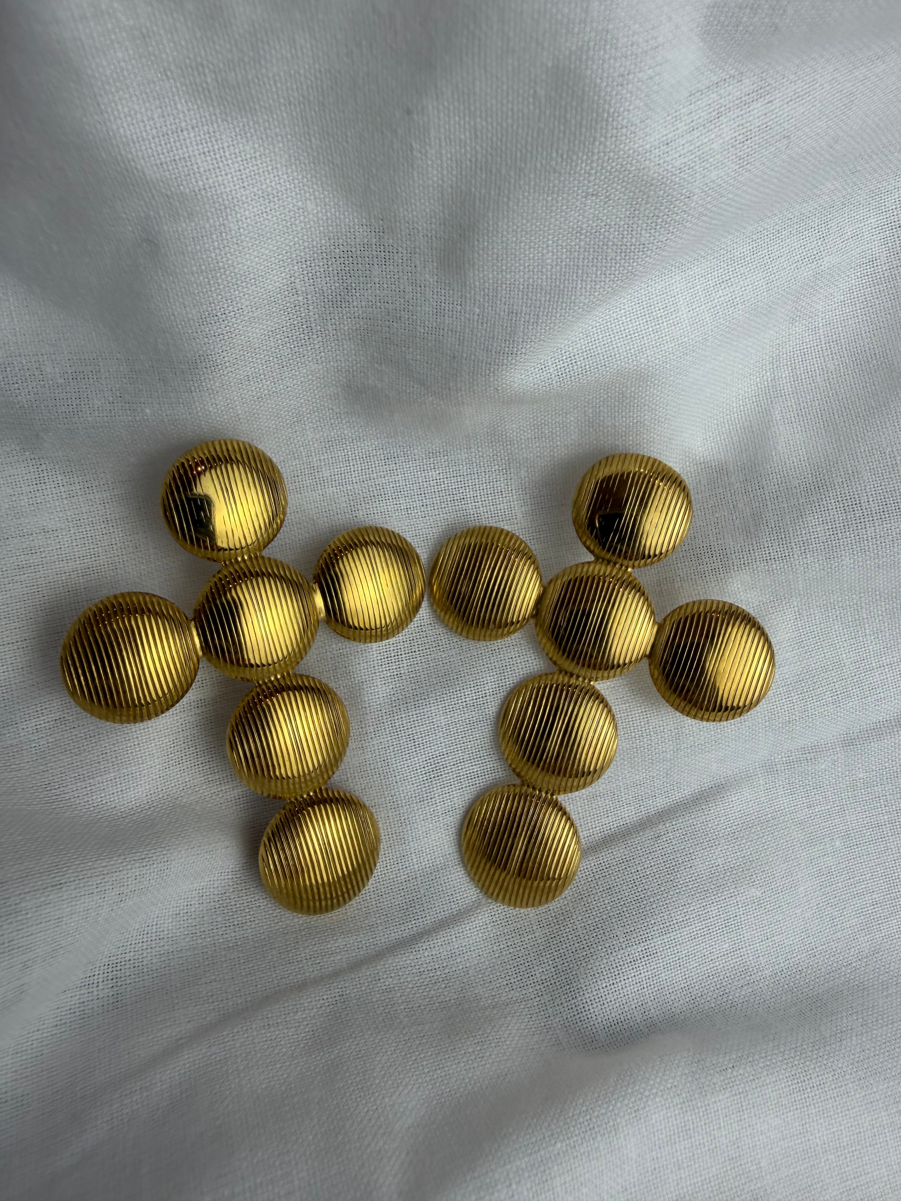 Orecchini croce bold