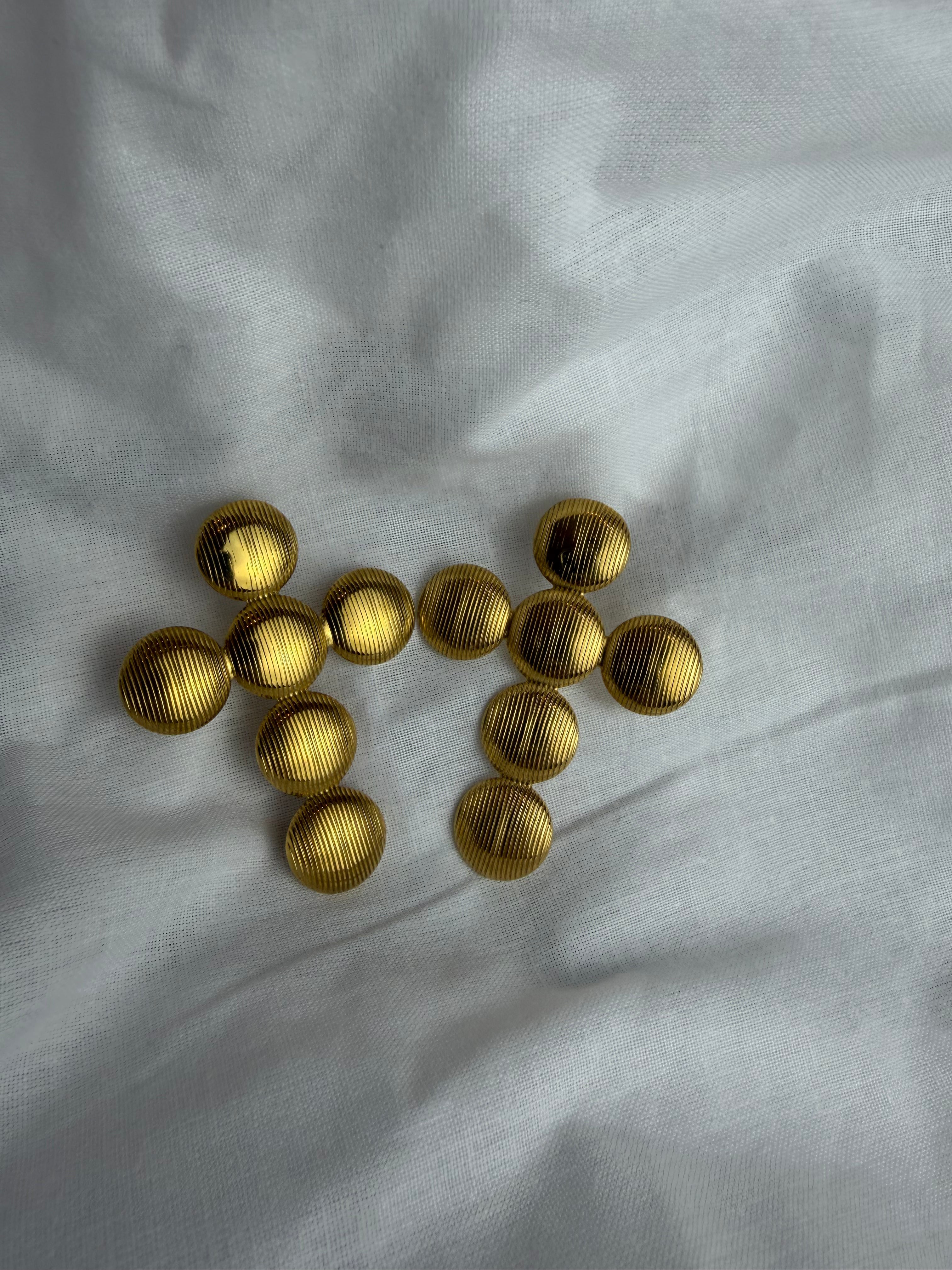 Orecchini croce bold