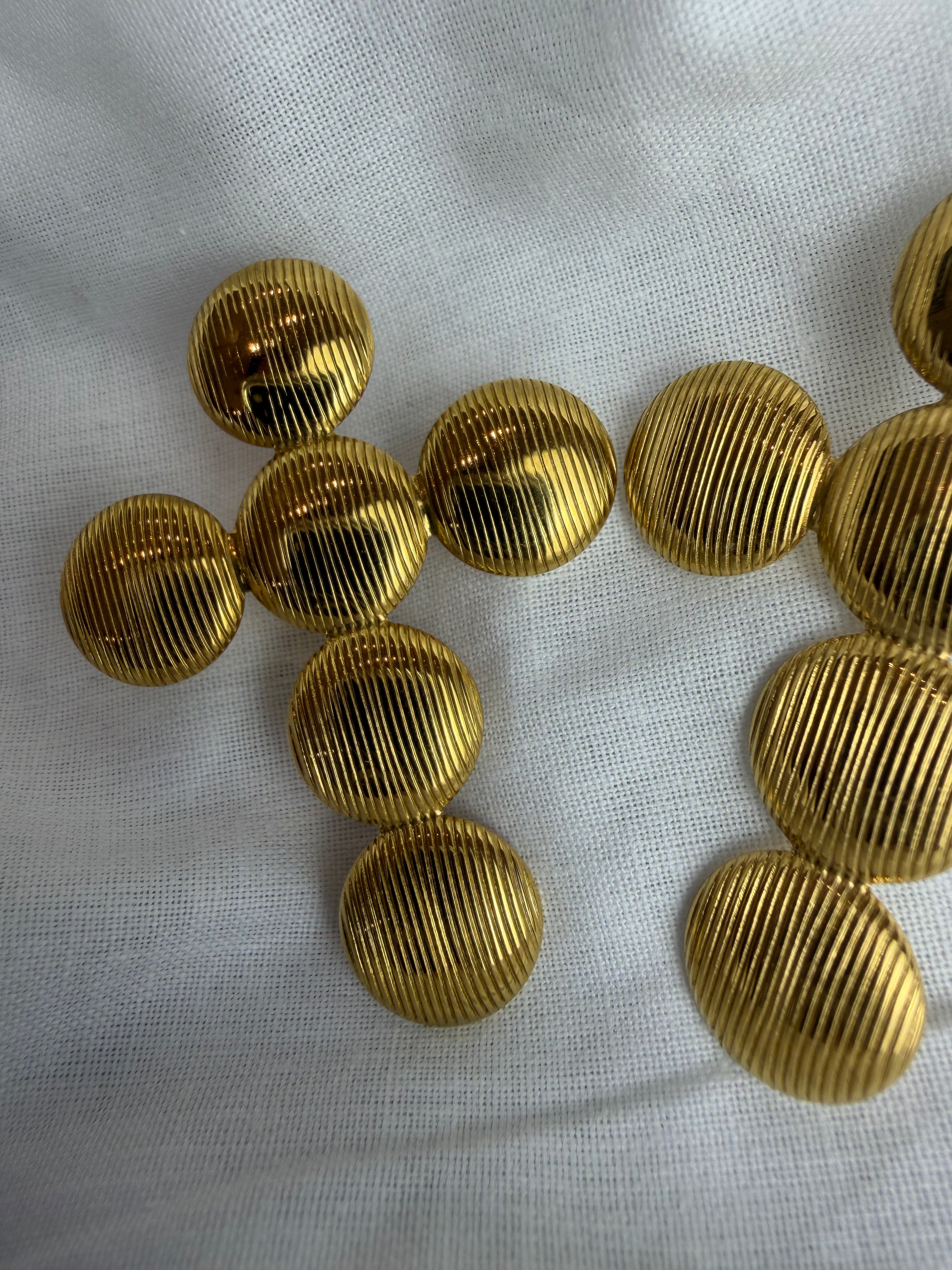 Orecchini croce bold