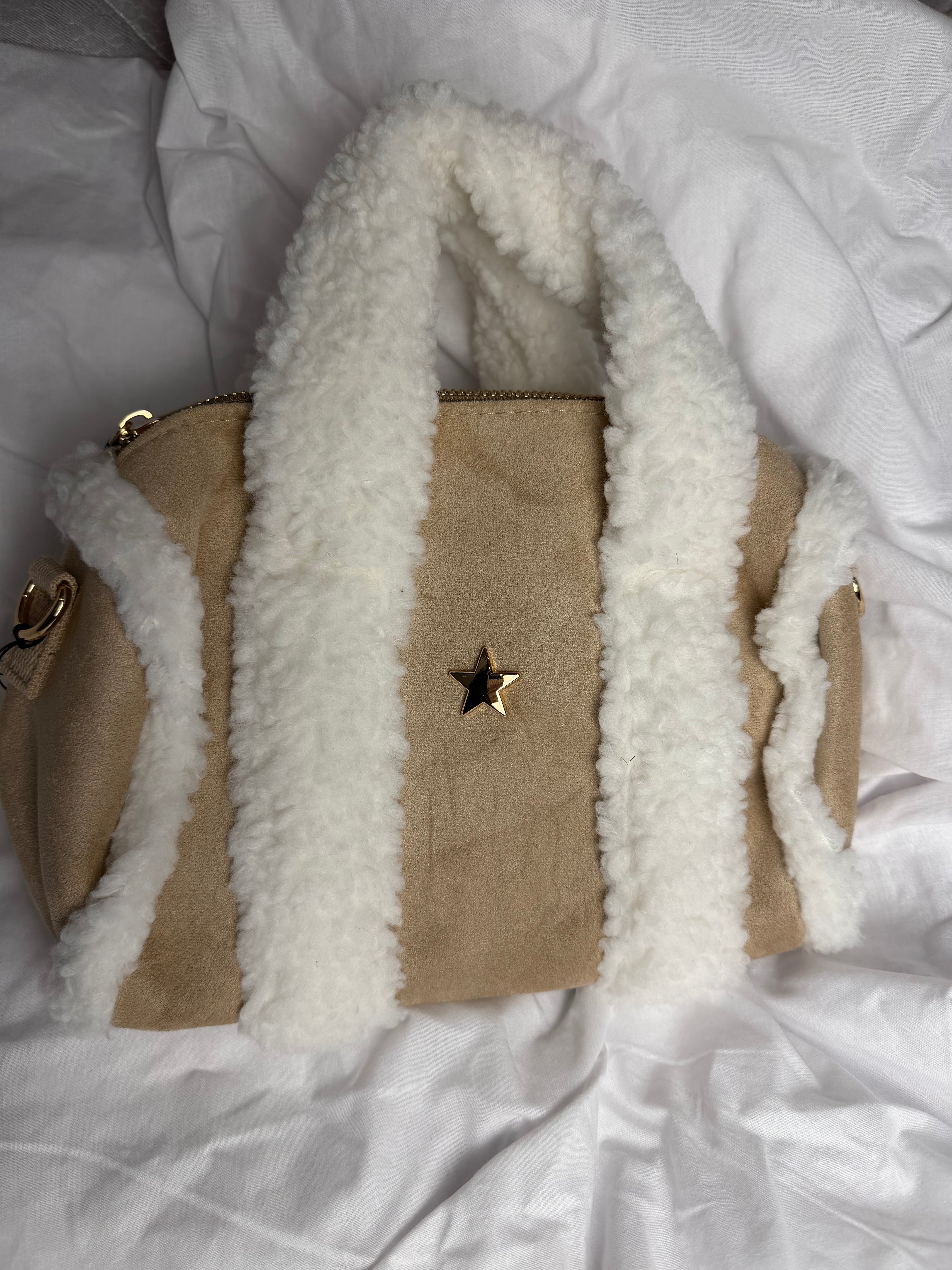 Borsa Teddy light beige