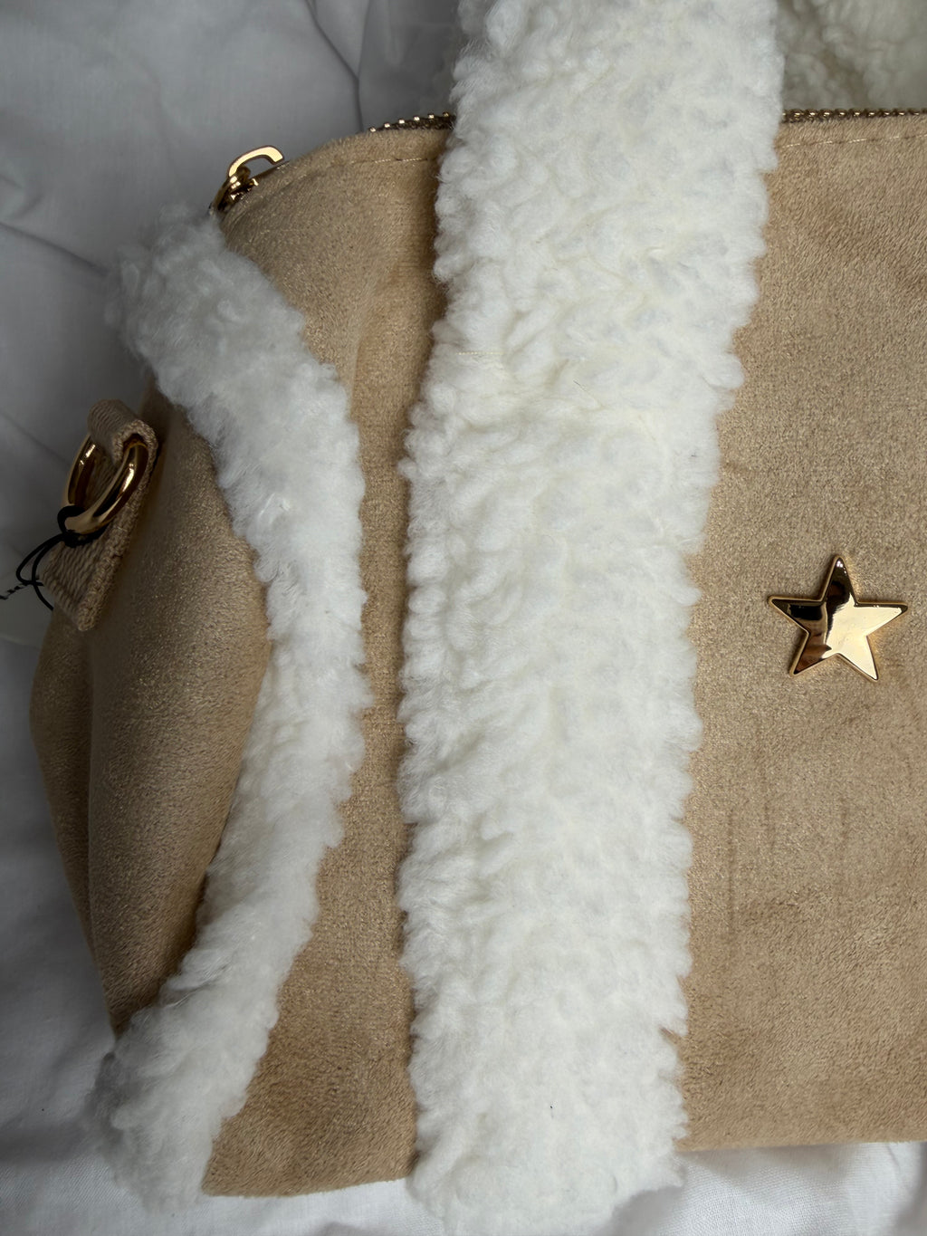 Borsa Teddy light beige