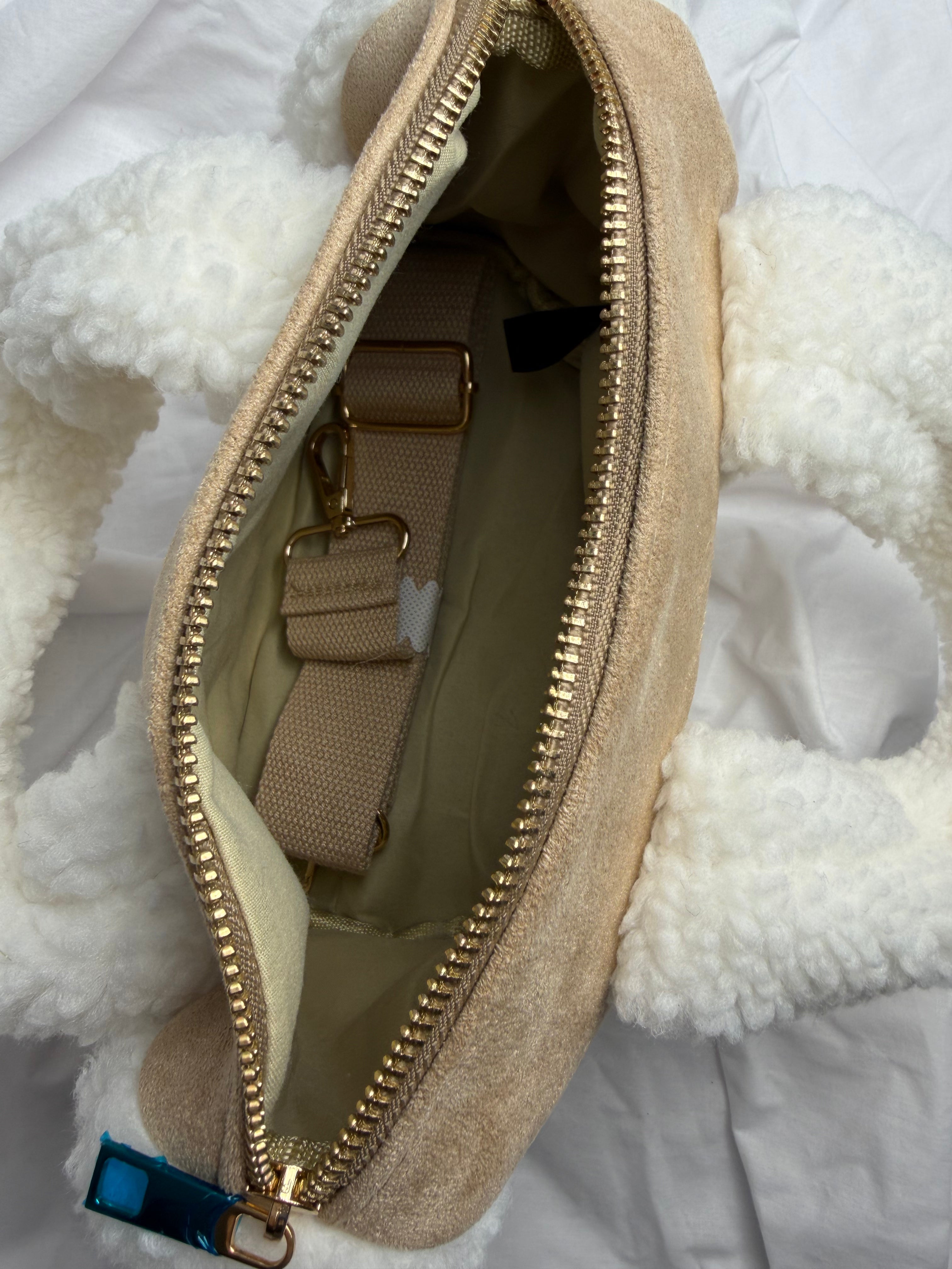 Borsa Teddy light beige